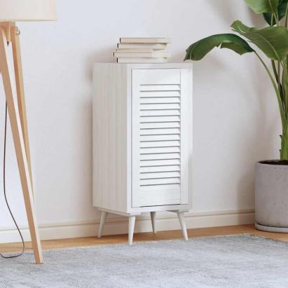 Ușă dulap cu grilaj alb 61,5x29,5 cm GartenMobel Dekor