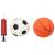 Set fotbal și baschet pentru copii cu mingi, 98x50x70 cm GartenMobel Dekor