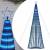 Pom de Crăciun LED 1028 LED-uri Albastru 403 cm GartenMobel Dekor