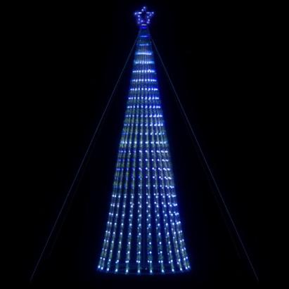 Pom de Crăciun LED 1028 LED-uri Albastru 403 cm GartenMobel Dekor