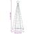 Pom de Crăciun LED 200 LED-uri Albastru 182 cm GartenMobel Dekor