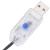 Pom de Crăciun LED 200 LED-uri Albastru 182 cm GartenMobel Dekor