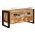 Dulap pentru pantofi Maro 90 x 38 x 45 cm Lemn masiv reciclat GartenMobel Dekor