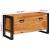 Dulap pentru pantofi Maro 90 x 38 x 45 cm lemn masiv de acacia GartenMobel Dekor