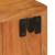 Noptieră 2 pcs Maro 35 x 33 x 48 cm Lemn Solid de Acacia GartenMobel Dekor