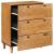 Bufet Maro deschis 60 x 33 x 75 cm Lemn masiv de mango GartenMobel Dekor