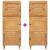 Bufet cu raft Maro deschis 40 x 33 x 110 cm Lemn masiv de mango GartenMobel Dekor