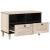 Cabinet TV cu sertar Alb 70 x 33 x 46 cm Lemn masiv de mango GartenMobel Dekor
