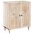 Bufet cu raft cu ușă Alb 60 x 33 x 75 cm Lemn masiv de mango GartenMobel Dekor
