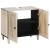 Dulap de Baie Pe perete Alb 62 x 33 x 58 cm Lemn solid de mango GartenMobel Dekor