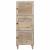 Bufet cu raft cu ușă Alb 40 x 33 x 110 cm Lemn masiv de mango GartenMobel Dekor