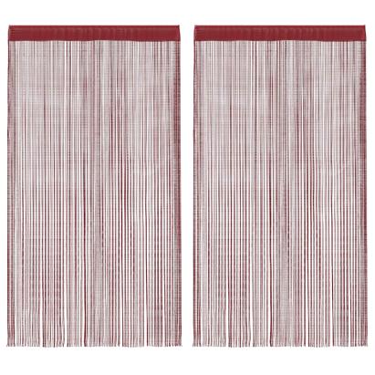 Draperii cu franjuri, 2 buc., 140 x 250 cm, roșu burgund GartenMobel Dekor