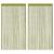 Draperii cu franjuri, 2 buc., 100 x 250 cm, verde GartenMobel Dekor