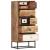 Dulap cu sertare, 45 x 30 x 105 cm, lemn masiv reciclat GartenMobel Dekor