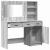 Masă de Machiaj 2 pcs Gri 78,5 x 41 x 135 cm Lemn compozit GartenMobel Dekor