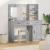 Masă de Machiaj 2 pcs Gri 78,5 x 41 x 135 cm Lemn compozit GartenMobel Dekor