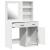 Set de Dressing cu ușă 2 pcs Alb 50 x 41 x 135 cm Lemn compozit GartenMobel Dekor