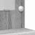 Set de Dressing cu sertar 3 pcs sonoma gri 78,5 x 41 x 135 cm GartenMobel Dekor