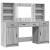 Set de Dressing cu sertar 3 pcs sonoma gri 78,5 x 41 x 135 cm GartenMobel Dekor