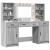 Set de Dressing cu sertar 3 pcs sonoma gri 78,5 x 41 x 135 cm GartenMobel Dekor