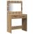 Set de Dressing 3 pcs stejar artizanal 78,5 x 41 x 135 cm GartenMobel Dekor
