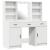 Set de Dressing cu ușă 3 pcs Alb 50 x 41 x 135 cm Lemn compozit GartenMobel Dekor