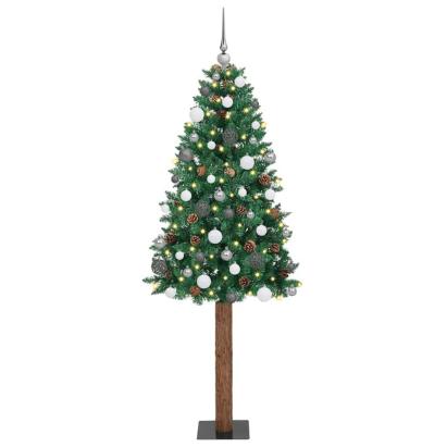 Brad de Crăciun subțire Verde 72 x 72 x 180 cm PVC GartenMobel Dekor