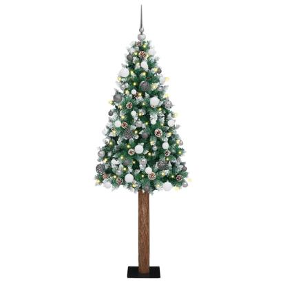 Brad de Crăciun subțire Verde 72 x 72 x 180 cm PVC GartenMobel Dekor