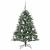 BraddeCrăciunartificial cu lumini cu bandă LED Verde 120cm PVC GartenMobel Dekor