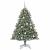 BraddeCrăciunartificial cu lumini cu bandă LED Verde 180cm PVC GartenMobel Dekor
