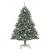 BraddeCrăciunartificial cu lumini cu bandă LED Verde 210cm PVC GartenMobel Dekor