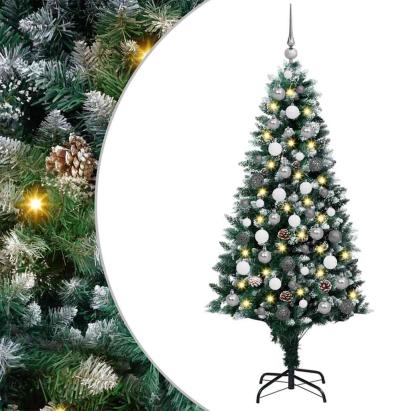 Brad de Crăciun artificial Verde 180 cm PVC GartenMobel Dekor