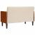 Canapea loveseat cu perne de suport 110 cm in GartenMobel Dekor