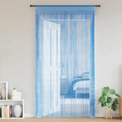 Perdele șir 2 buc Albastru deschis 140x250 cm GartenMobel Dekor