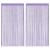 Perdele șir 2 buc Violet 100x250 cm GartenMobel Dekor