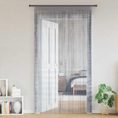 Perdele șir 2 buc Gri deschis 140x250 cm GartenMobel Dekor