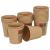 Cești de cafea din hârtie 1000 buc 4oz 100ml maro GartenMobel Dekor