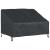 Huskă pentru bancă de grădină 130 x 95 x 40 / 80 cm Material 600D GartenMobel Dekor