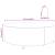Husă pentru mobilier de exterior 279 x 279 x 85 cm GartenMobel Dekor