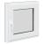 Fereastra de subsol 60x60 cm Rabatabil DIN dreapta Antracit GartenMobel Dekor