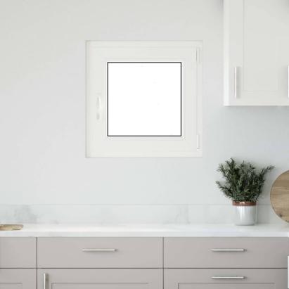Fereastra de subsol 60x60 cm Rabatabil DIN dreapta Antracit GartenMobel Dekor