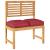 Pernă pentru șezut din paleți 2 pcs Roșu Vin 40 x 40 x 8 cm GartenMobel Dekor