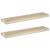 Set de perne pentru palet 2 pcs Bej 180 x 40 x 8 cm GartenMobel Dekor