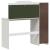 Birou cu tablă de scris Alb 120 x 45 x 118.5 cm Lemn compozit GartenMobel Dekor