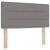 Tăblie cap cu headboard Manual Gri taupe 80 cm țesătură GartenMobel Dekor