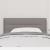 Tăblie cap cu headboard Manual Gri taupe 80 cm țesătură GartenMobel Dekor