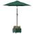 Bază de Parasol cu Ghiveci Verde 45 x 45 x 45 cm Oțel GartenMobel Dekor