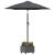 Bază de Parasol cu Ghiveci Antracit 45 x 45 x 45 cm Oțel GartenMobel Dekor