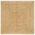 Covor Bej 120 x 120 cm Iută GartenMobel Dekor