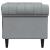 Scaun canapea Chesterfield Gri deschis 78.5 x 74.5 x 74.5 cm GartenMobel Dekor
